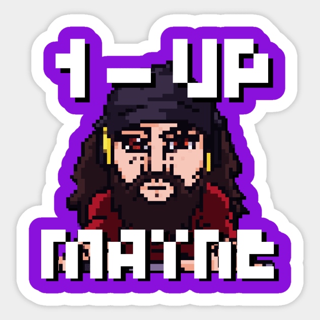 1-Up Mayne Sticker by AjaxRoxx